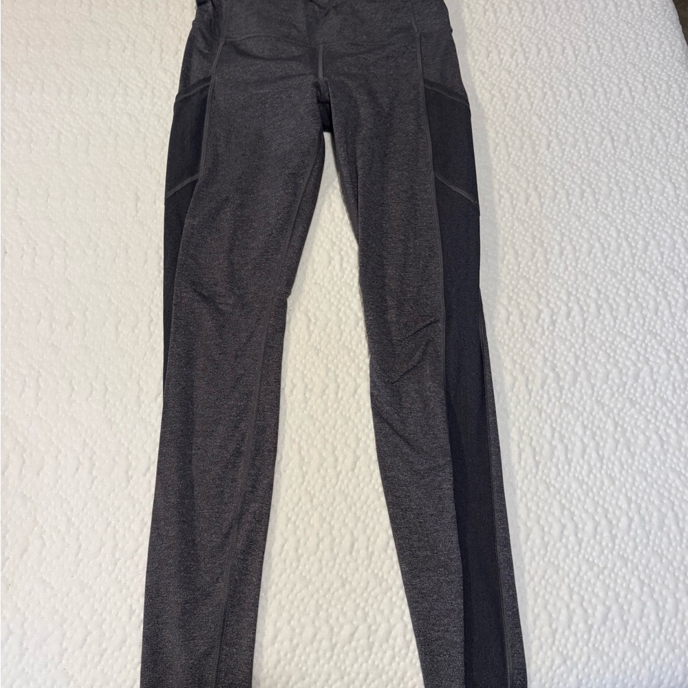 LULULEMON 2 TONED GREY LEGGINGS